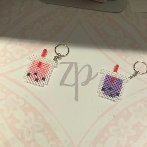 Hey guys this is a boba keychain